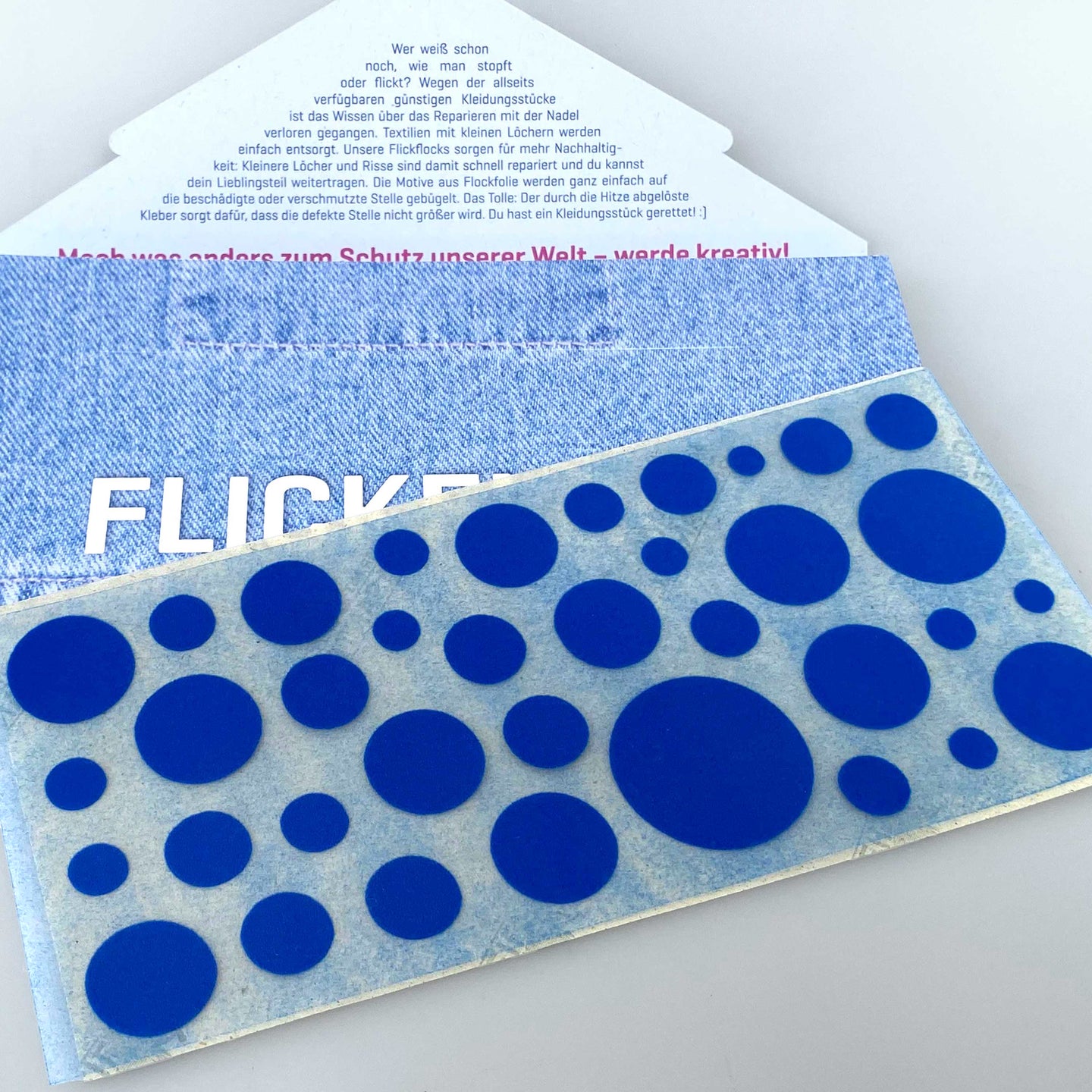 FLICKFLOCK Set, Punkte, dunkelblau