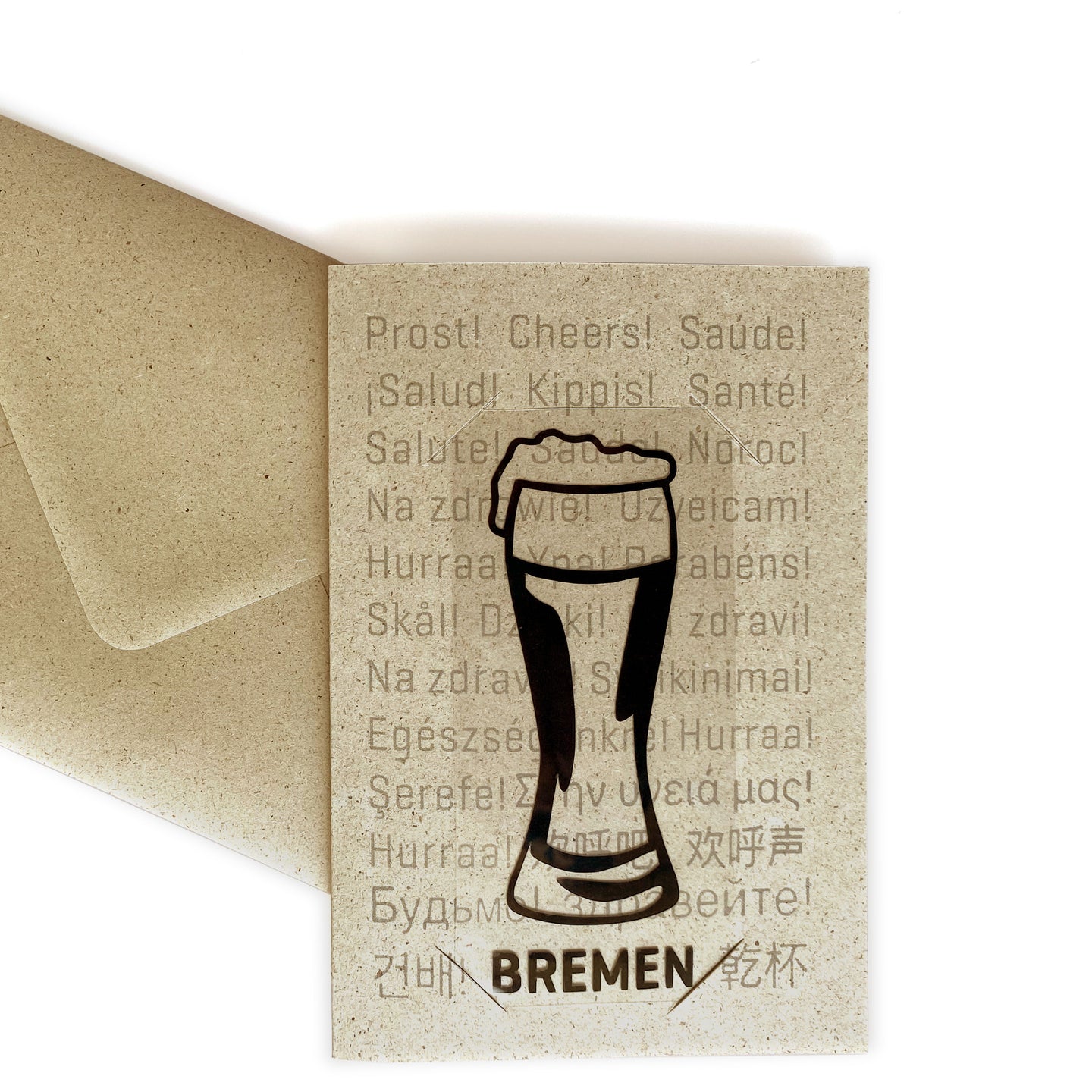 PITCHPATCH Card, Bier Bremen 2, schwarz